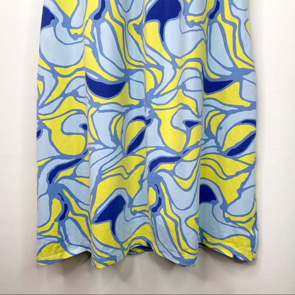 J. MCLAUGHLIN Maria Halter Dress Blue Medium - Picture 6 of 11